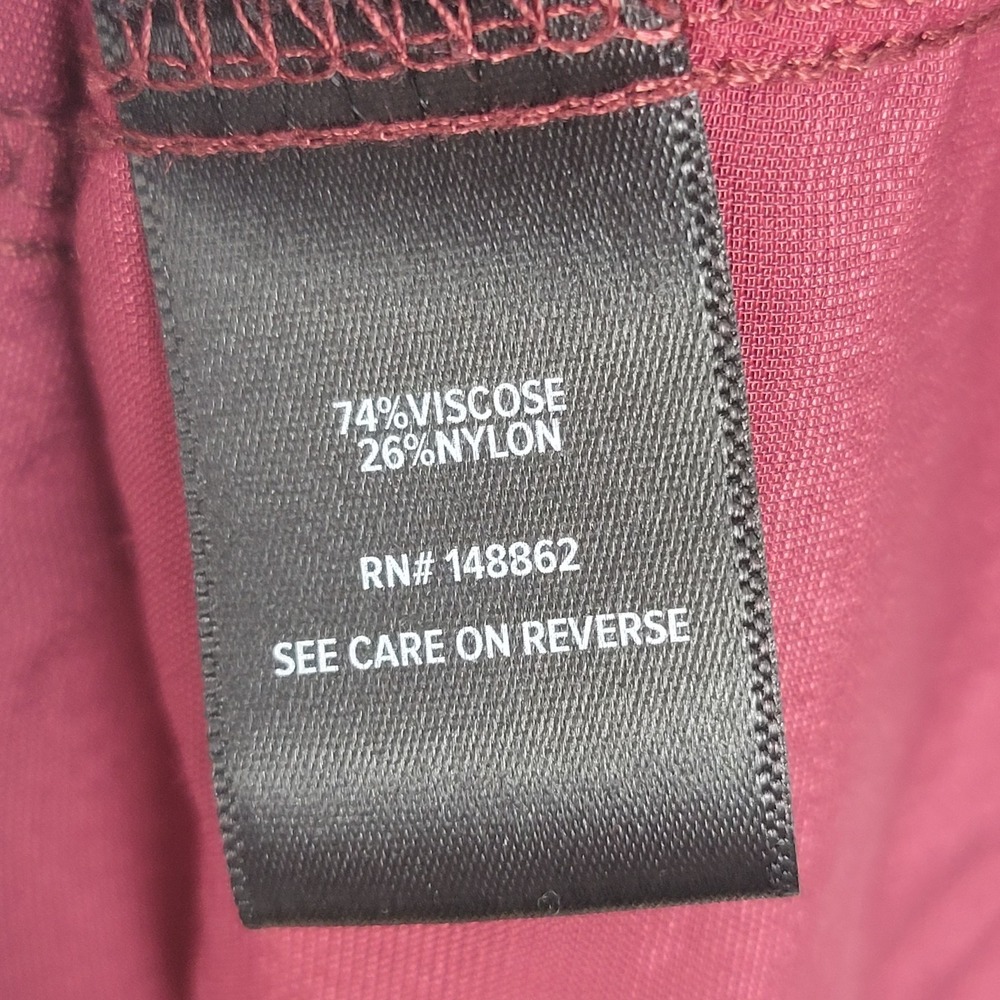 Torrid Velvet Tiered Babydoll Top Sz 1 (14-16) Burgundy Boho Romantic Whimsigoth - Picture 8 of 9